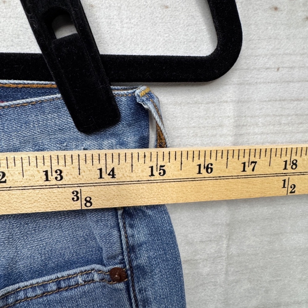 Lucky Brand 221 Y2K Original Straight Womens Jeans 28x30 Medium Wash Blue Denim - Picture 8 of 12
